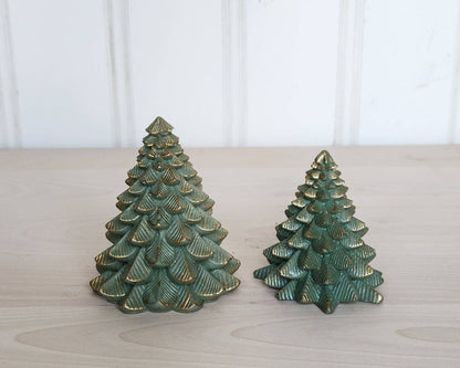 Concrete Christmas Tree - Green