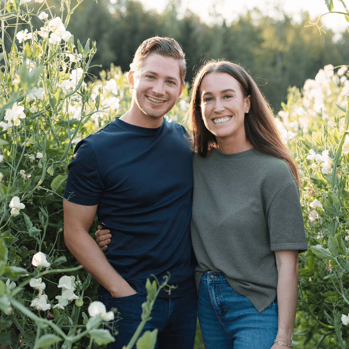 An Evening in the Flower Field