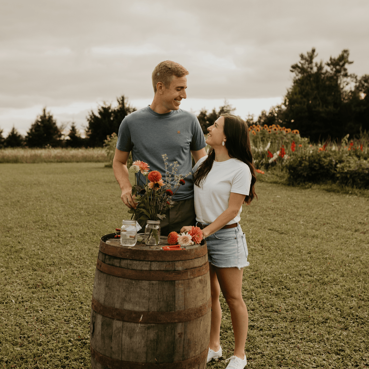 An Evening in the Flower Field