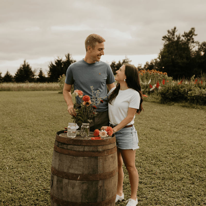 An Evening in the Flower Field