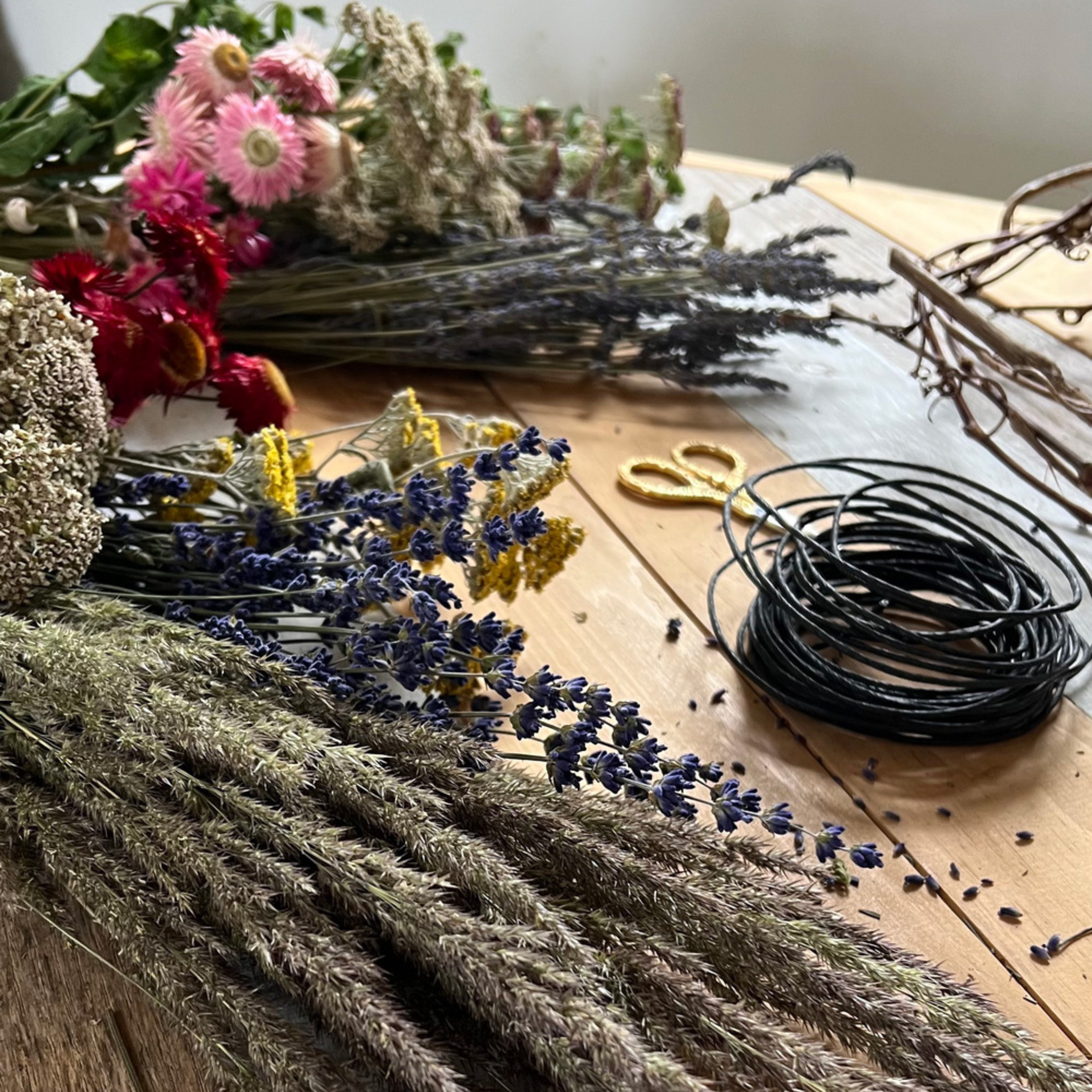 Dried Wreath Workshop at Tullamore Lavender Co. - September 24th