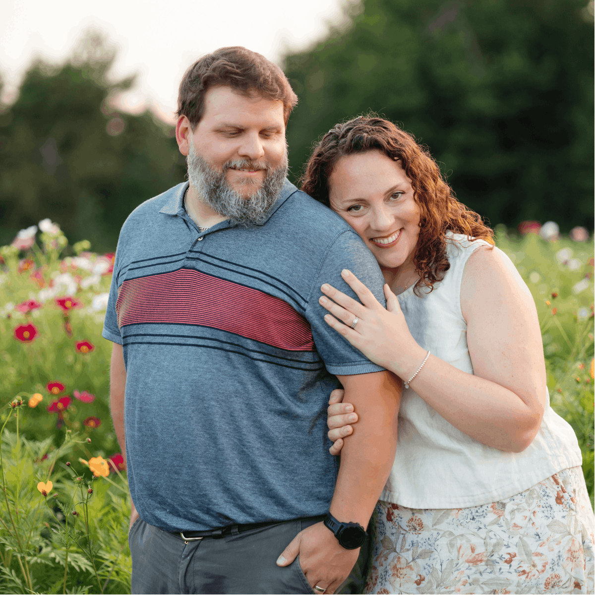 An Evening in the Flower Field