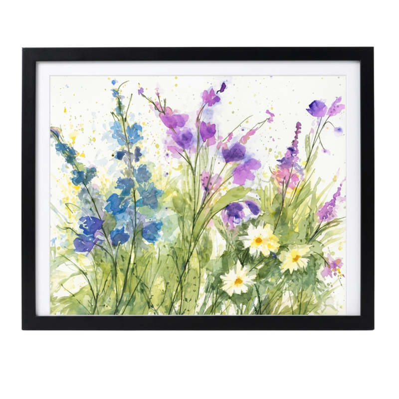 Watercolours in the Flower Field (Aug 19)
