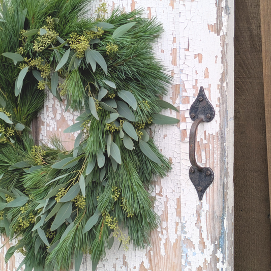 Build Your Own Evergreen + Eucalyptus Wreath Workshop (Dec 9 or 10)