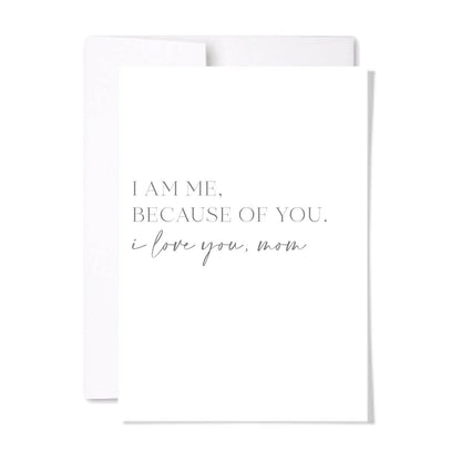 Because Of You Card