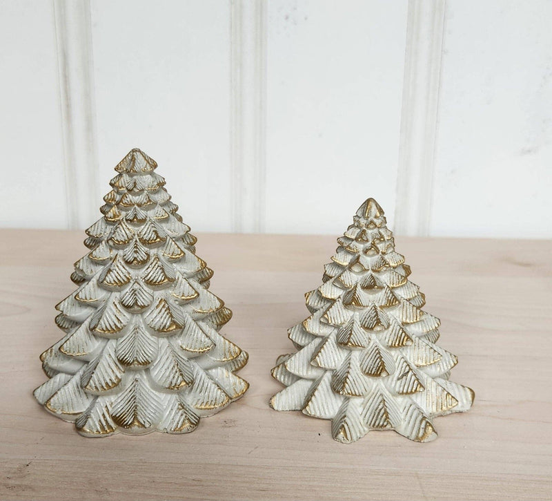 Concrete Christmas Tree - White